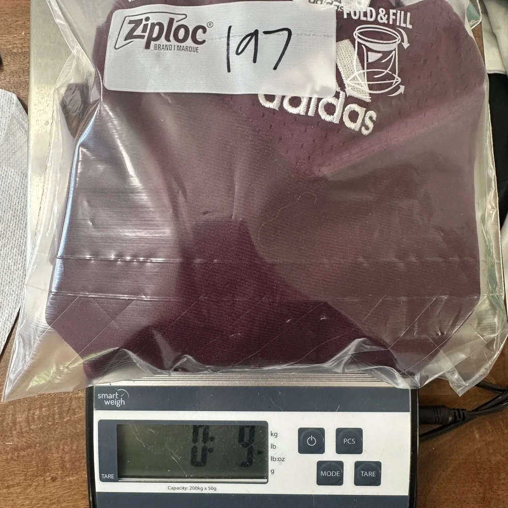 New Adidas Techfit Hyped Football Jersey Maroon White Athletic‎ Top Mens Small